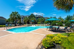 Three Bedroom Apartments for Rent in Conroe, TX -Pool & Patio Area (2)      